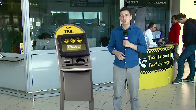 Noul sistem cu touch-screen impotriva taxiurilor cu suprataxa de la aeroport. Cum vei chema o masina