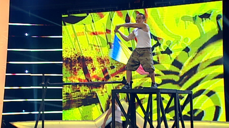 ROMANII AU TALENT.Trupa care sfideaza gravitatia, Zburatorii, a oferit un nou moment de spectacol