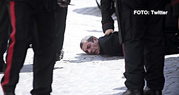 Impuscaturi in fata sediului Guvernului italian