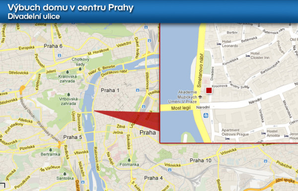 Explozie la Praga