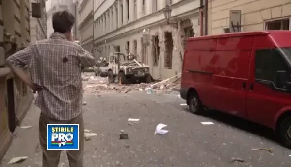 Explozie puternica in centrul capitalei cehe, Praga. Cel putin 13 persoane au fost ranite