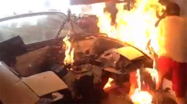 “Mecanicu’ lu’ peste”! Aproape si-a dat foc pentru ca a uitat sa verifice carburatorul!