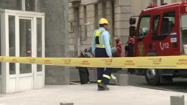 Explozie in curtea Muzeului Evreiesc. Locatarii spun ca au tot simtit miros de gaz in ultimele zile