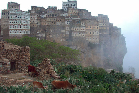 Yemen's Cliff Towers