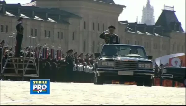 Parada militara la Moscova pentru aniversarea a 68 de ani de la victoria asupra Germaniei naziste