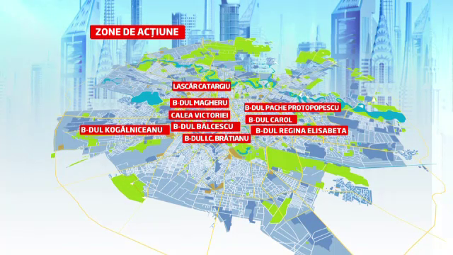 Harta strazilor din Capitala unde aparatele de aer conditionat de pe fatade ar putea fi interzise