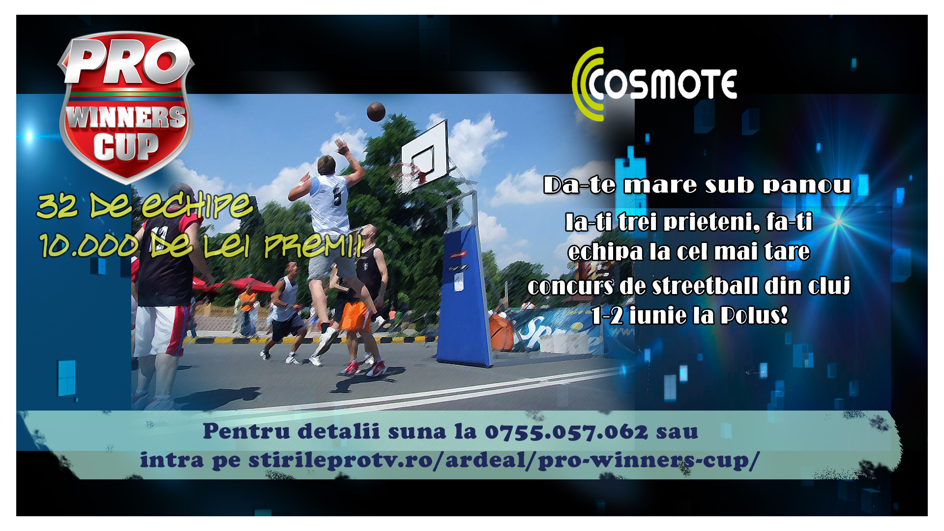 PRO WINNERS CUP: 2 zile de distractie, 50 de premii in produse, plus 10.000 de lei premii in bani