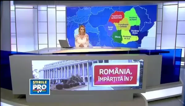 Numele celor sapte regiuni in care va fi impartita harta Romaniei. Cum se vor distribui 40 mld. euro