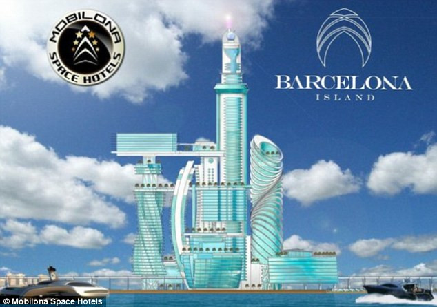 Investitia de 1,5 miliarde euro: Hotel spatial de peste 300 de metri inaltime in Barcelona! FOTO