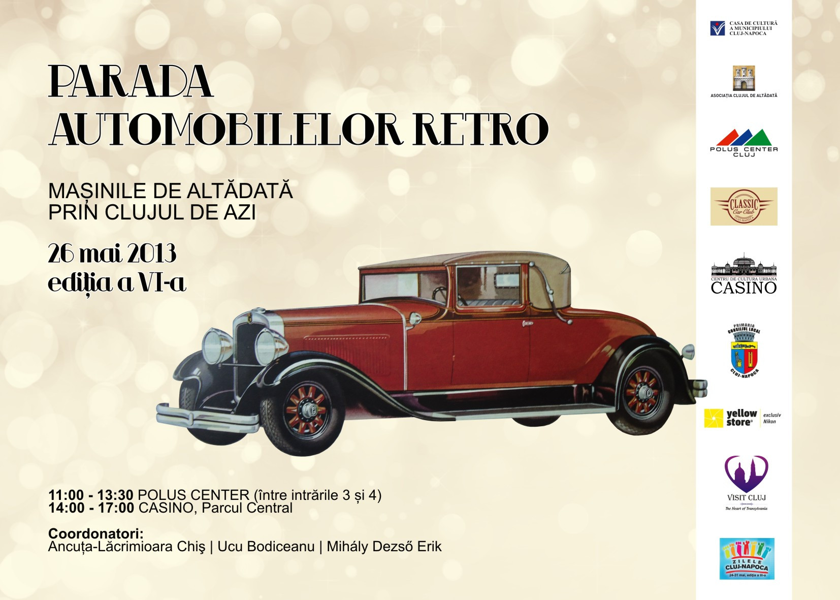 Masinile de altadata fac spectcol in Clujul de azi