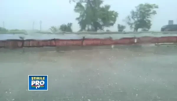 Grindina pe Bucuresti-Pitesti, km 30