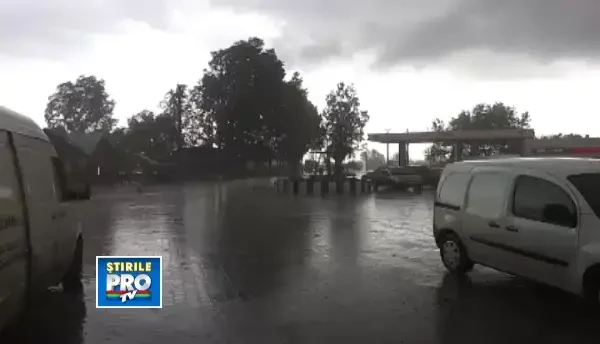 Grindina pe Bucuresti-Pitesti, km 30