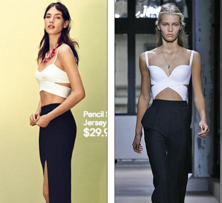 Compania H&M, acuzata ca a copiat modele de tinute de la Balenciaga, Celine si Kenzo