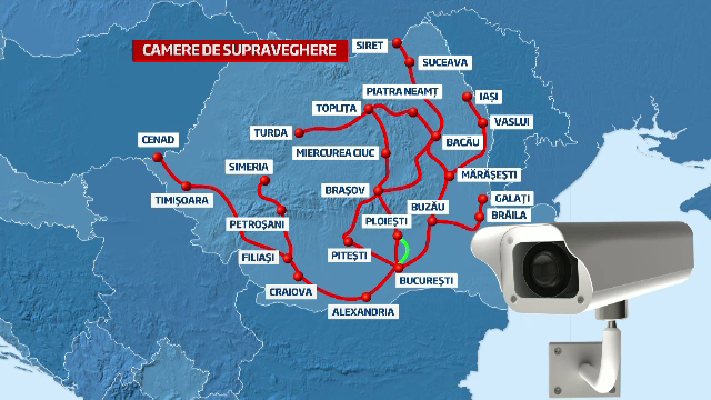 HARTA celor 63 de sisteme video care iti trimit amenda pentru rovinieta in plic, acasa