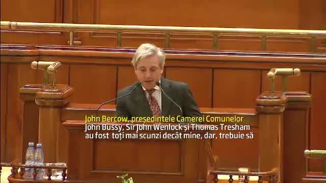 Lectie de umor englezesc in Parlament. "Cel mai scund" sef al Camerei Comunelor i-a amuzat pe romani