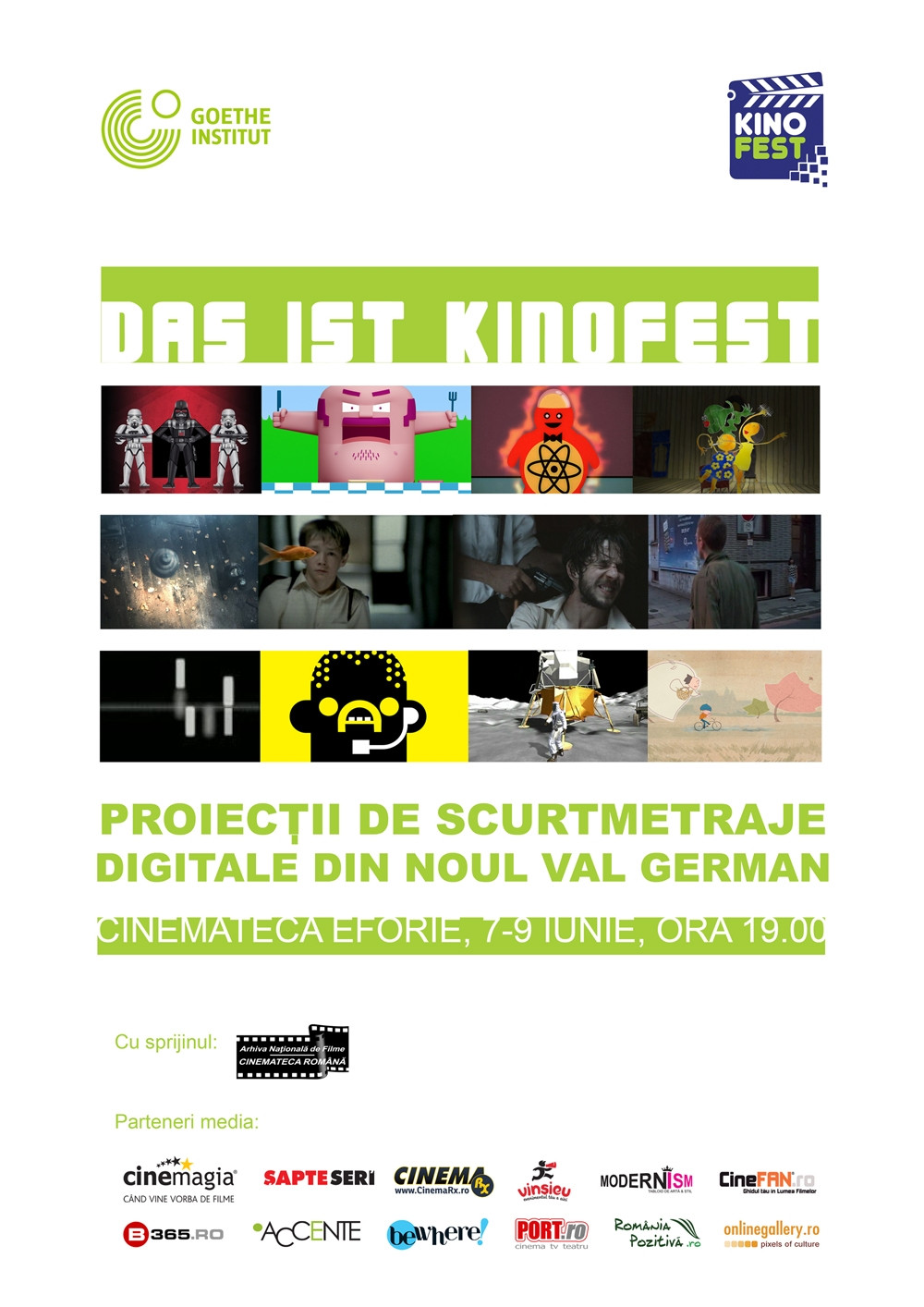 Proiectii de scurtmetraje digitale din noul val german. "Das ist Kinofest" la Cinemateca Eforie