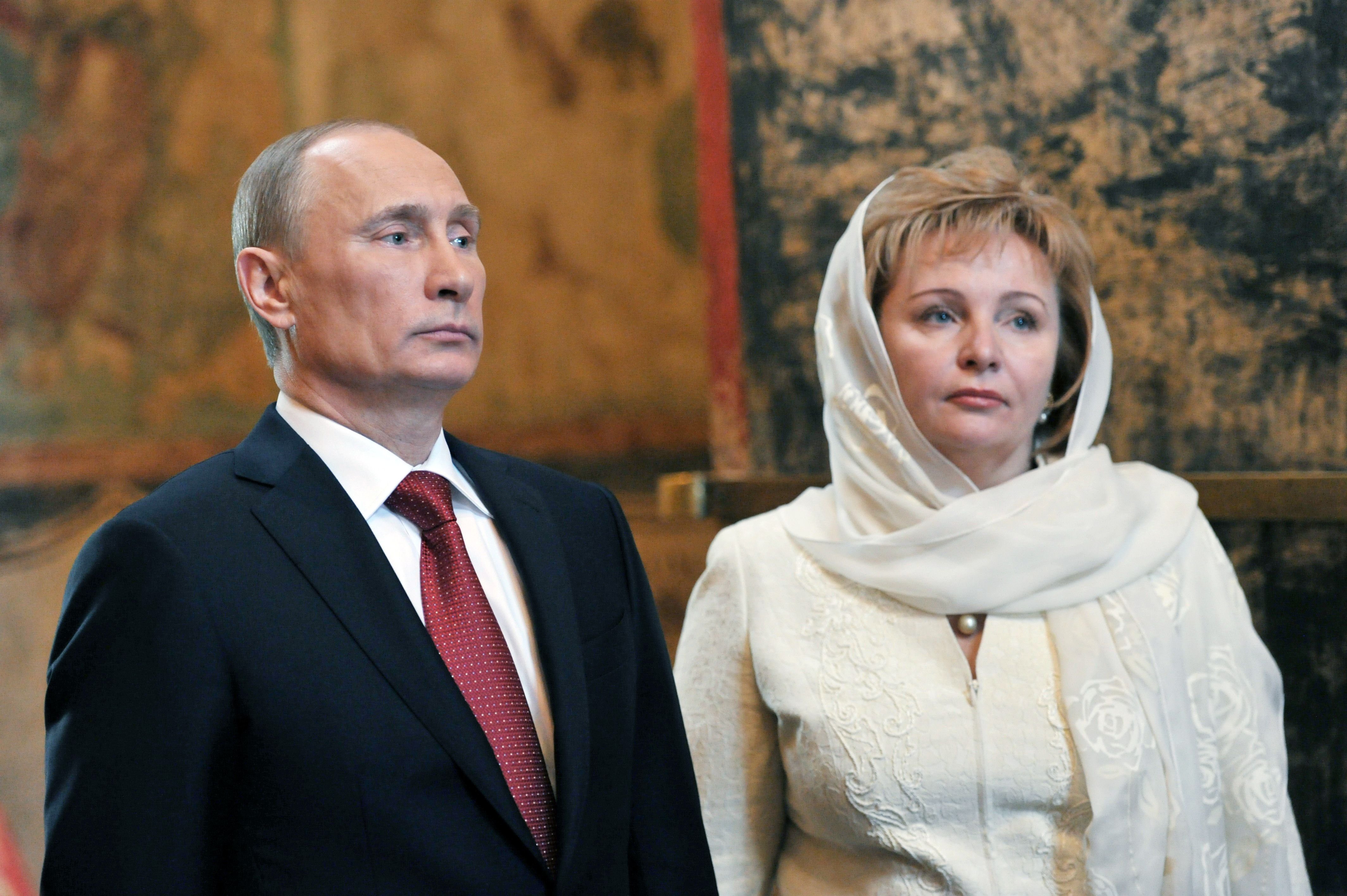 Vladimir Putin si sotia sa