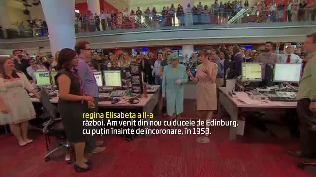 Regina Elisabeta a II-a a vizitat noul sediu BBC si a vorbit despre starea de sanatate a sotului ei