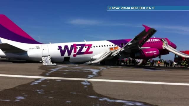 Avion Wizzair, aterizare de urgenta