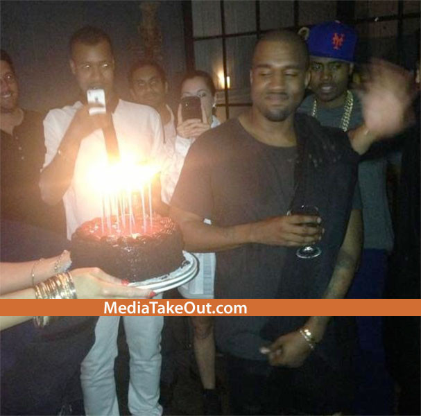 Kanye West s-a distrat de ziua lui in compania prietenilor. De ce Kim Kardashian nu a fost invitata