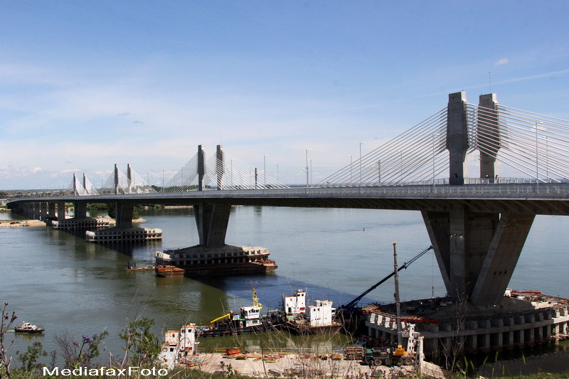 Rolul podului de la Calafat pe HARTA transporturilor europene. Drumul pana la Craiova, plin de gropi