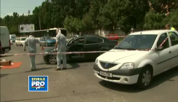 Focuri de arma si urmariri in trafic in Capitala. Vizata, o grupare ce jefuia oameni de afaceri