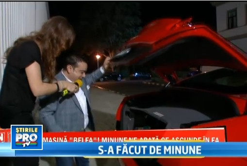 Adrian Minune si-a facut praf Ferrari-ul, dupa un accident produs in Capitala
