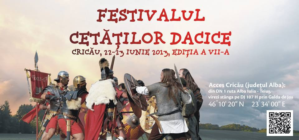 Urmasii lui Decebal si-au demonstrat vitejia in cadrul unui festival organizat la Alba