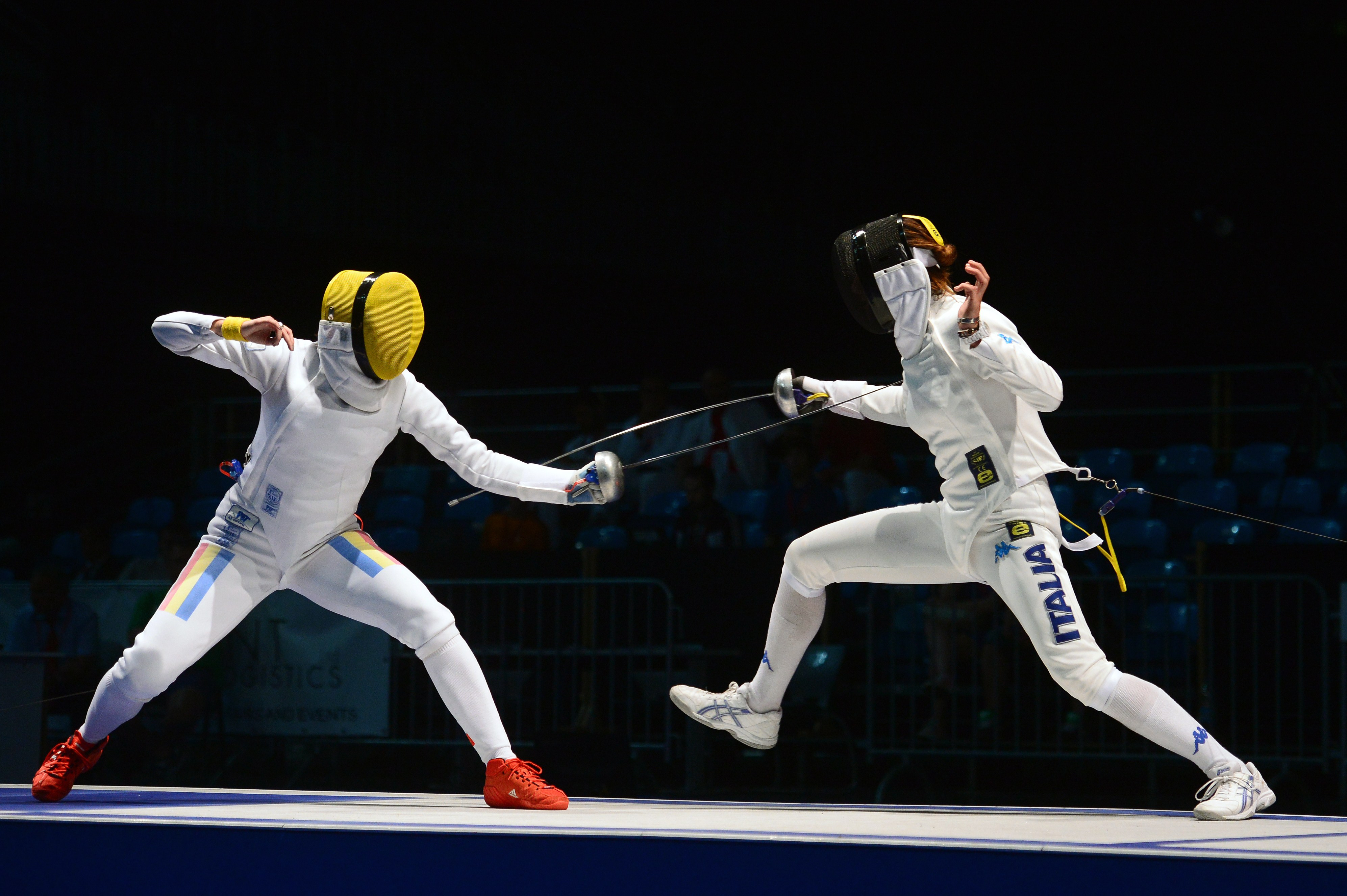 Echipa feminina de spada a Romaniei, medaliata cu argint la Campionatele Europene