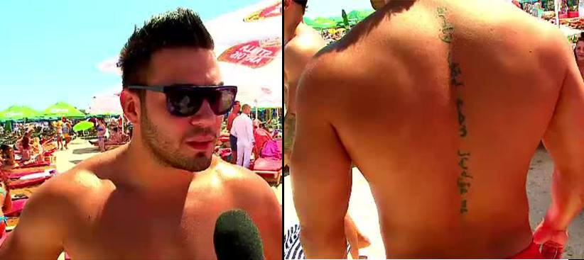 Raspunsul DE MILIOANE al acestui tanar, cand a fost intrebat ce inseamna TATUAJUL pe care il are