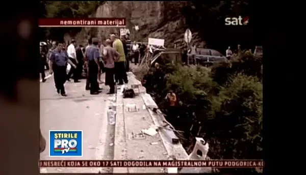 Corespondenta Catalin Radu Tanase de la locul unde un autocar plin de romani a cazut in prapastie