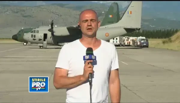 Catalin Radu Tanase, LIVE de pe aeroportul din Podgorita
