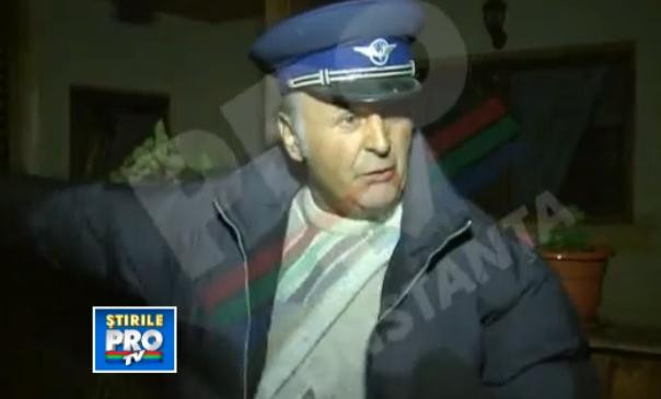 Cu ce s-a intalnit un localnic in timpul viiturii de la Buzau. VIDEO