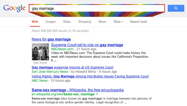 Ce se intampla in aceste momente daca scrii cuvantul gay pe Google