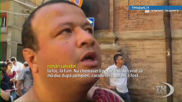 Un roman a ajuns erou in Italia dupa ce a salvat mai multi oameni dintr-un incendiu