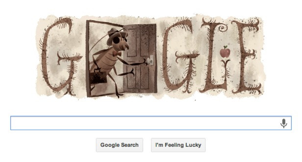 FRANZ KAFKA este sarbatorit de Google la 130 de ani de la nasterea sa cu un Doodle