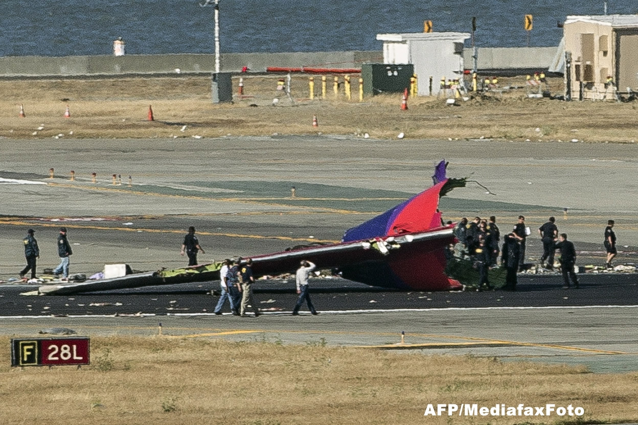 Avionul prabusit in San Francisco. Asiana Airlines: "Boeing-ul 777 nu avea nicio problema mecanica"