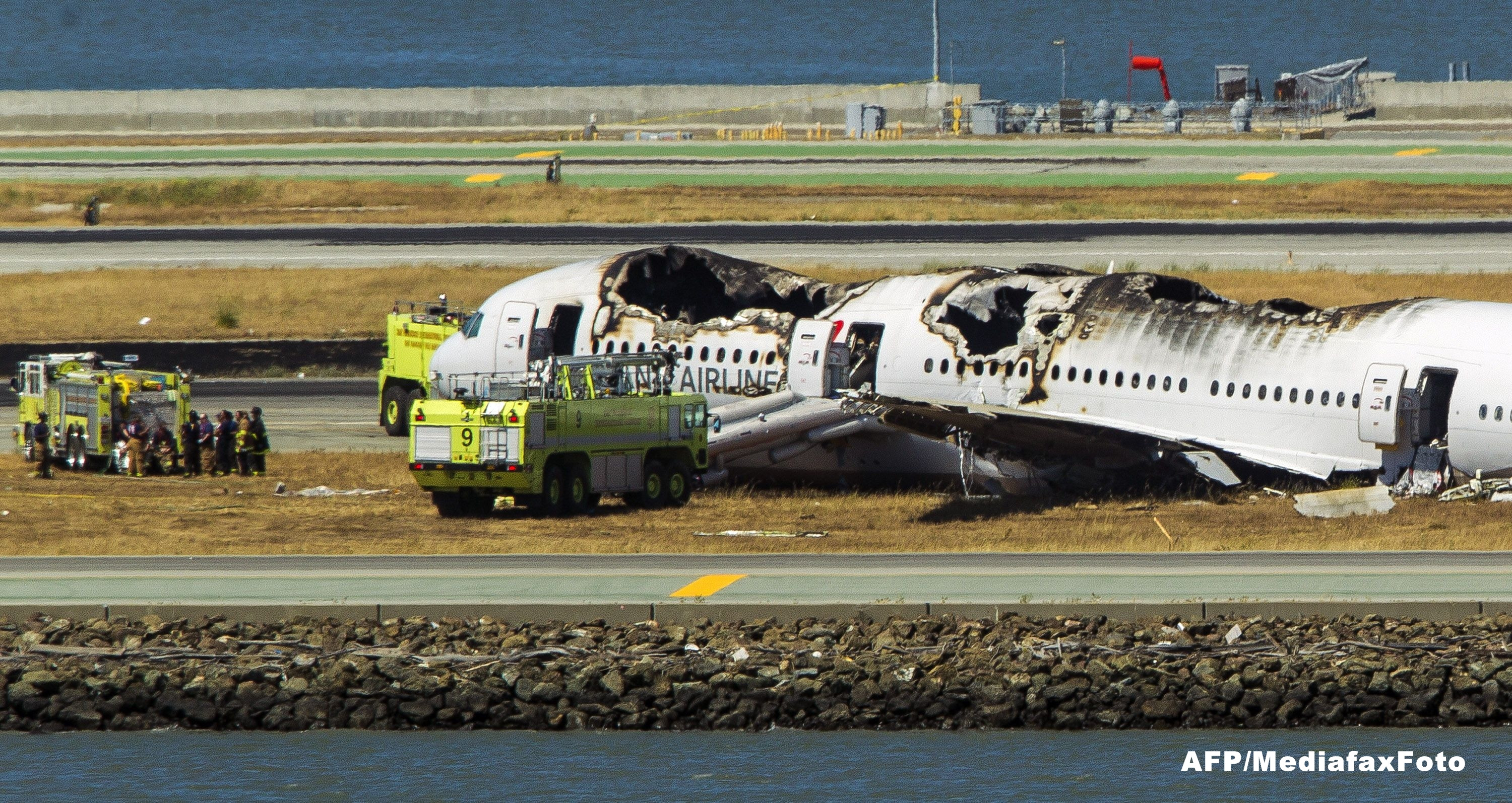 Pasageri in cursa groazei din San Francisco: "Cei din mijlocul avionului au fost cel mai protejati"