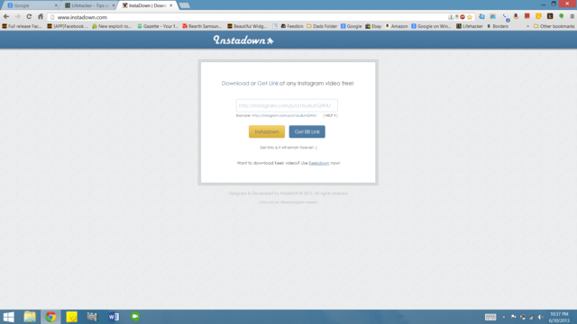 descarcare clip pe Instagram
