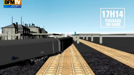 ANIMATIE GRAFICA. Filmul tragediei feroviare din Franta:E posibil sa gasim si alti morti sub vagoane