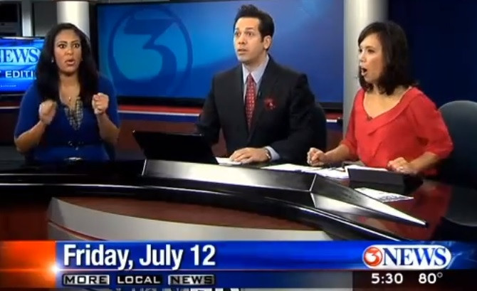 Momentul in care toti prezentatorii s-au speriat de moarte. Ce s-a intamplat in fata lor. VIDEO