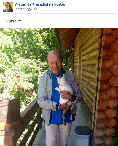 Traian Basescu, pisica