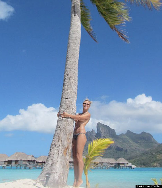 Heidi Klum a intrat din nou in atentia presei. Ce fotografie a publicat pe contul ei de Twitter