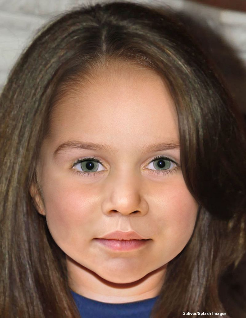 Cum ar putea arata copil kate - fata