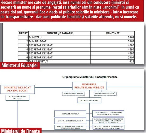 Ziarul Financiar cere publicarea numelor si functiilor tuturor angajatilor de la stat