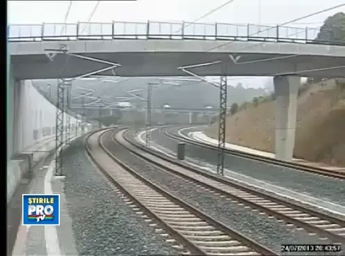 Catastrofa feroviara cu 80 morti in Spania. Prima inregistrare cu momentul in care trenul a deraiat