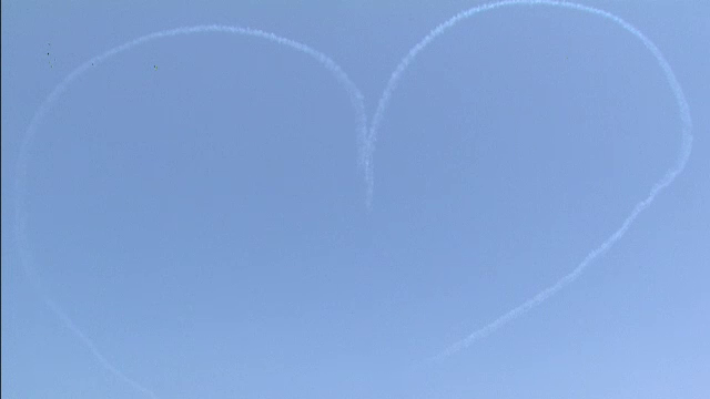 inima, cer, spectacol aviatic