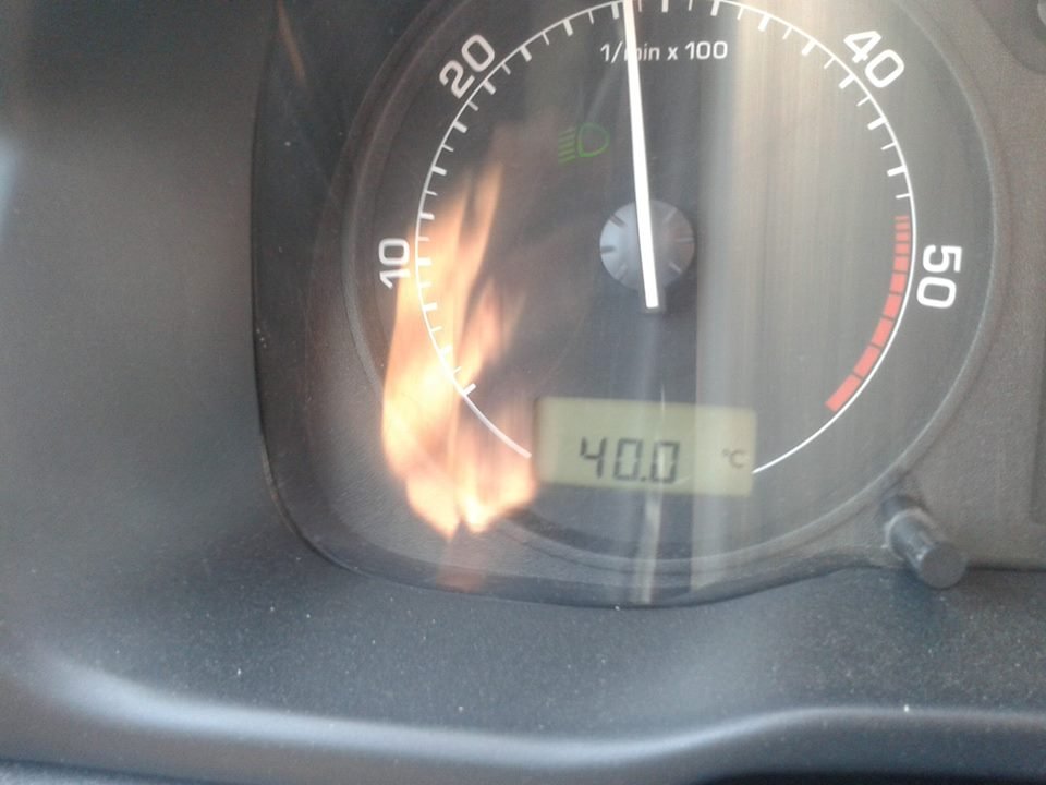 temperatura autostrada