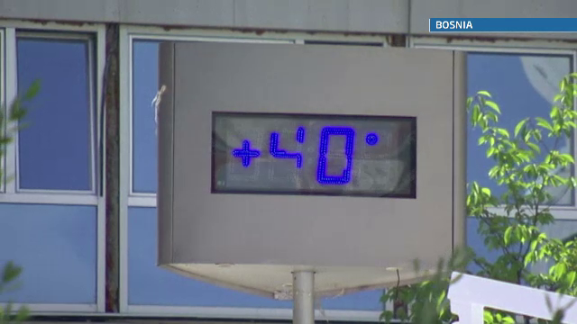 Efectele caniculei din Romania. Temperaturile au scazut dramatic in vestul tarii: cu 20 de grade