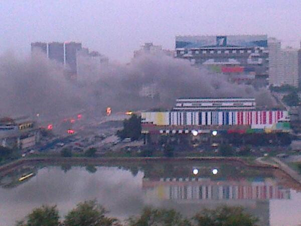 Emisia Televiziunii publice ruse, intrerupta cateva ore din cauza unui incendiu